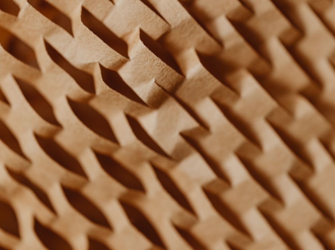Panel de honeycomb de papel kraft para empaque de carga pesada
